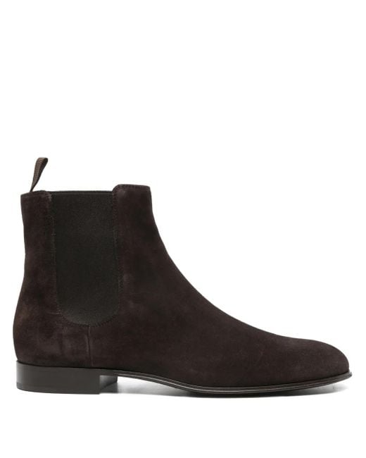 Gianvito Rossi Brown Alain Suede Boots for men