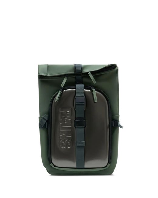 rains green man backpack - Rolltop Rucksack The Buckle MSN is finished with a padded back and padded shoulder straps for comfort. Rains Book Daypack Large |