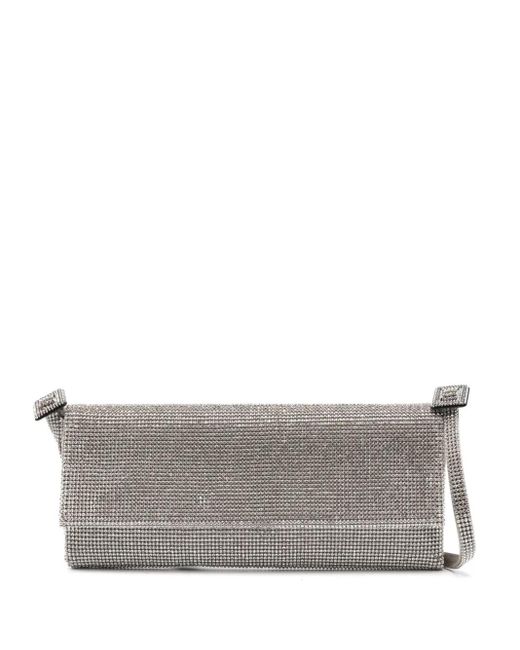 Borsa A Tracolla Vittissima La Grande Con Decorazione di Benedetta Bruzziches in Gray