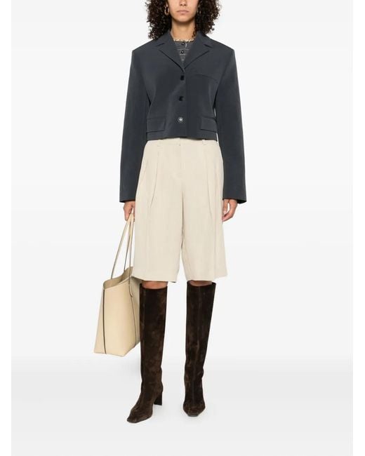 Nanushka Blue Three-Button Blazer