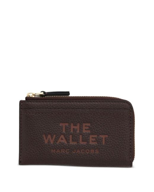 Marc Jacobs Brown Portemonnaie Mit Reißverschluss