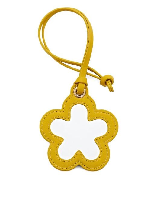 Marc Jacobs Metallic The Daisy Mirror Bag Charm