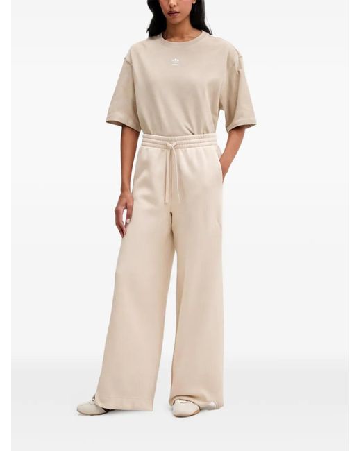 Adidas Natural All Szn Drawstring Wide-Leg Pants
