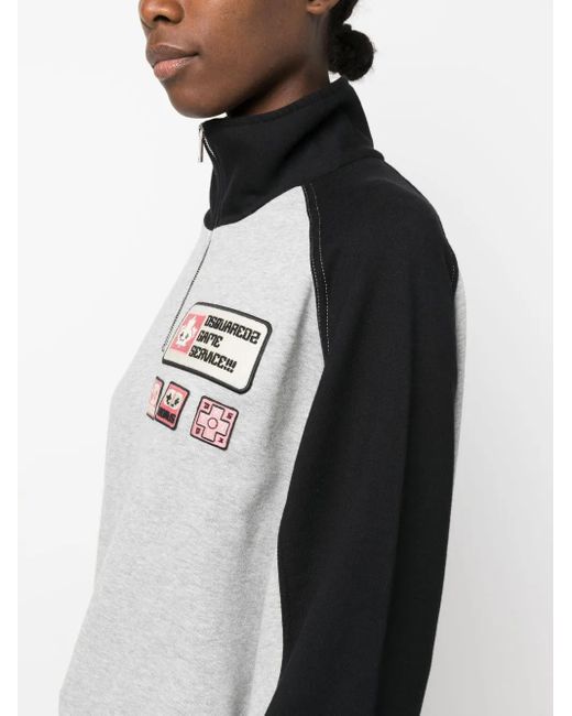 Pull À Patch Logo DSquared² en coloris Red