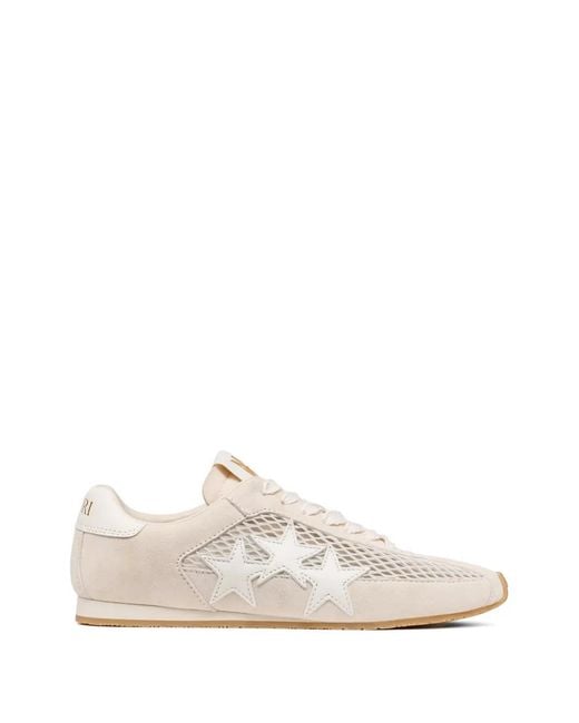 Amiri White Baskets À Étoiles Appliquées