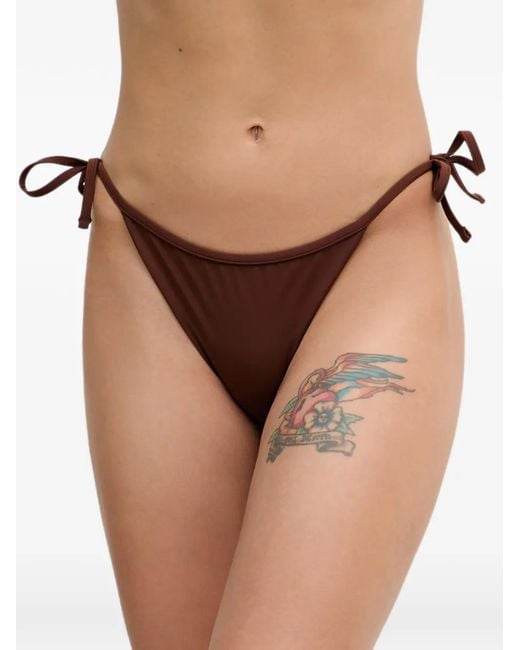 Bikini Con Logo di EA7 in Brown