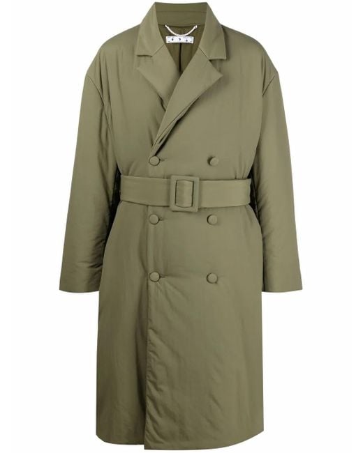 Off-White c/o Virgil Abloh Off White Coats Green for men