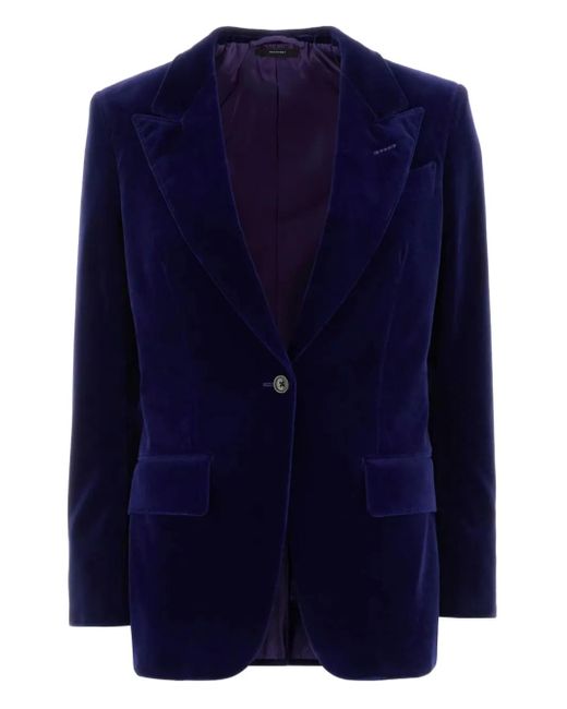Blazer con botón Tom Ford de color Blue