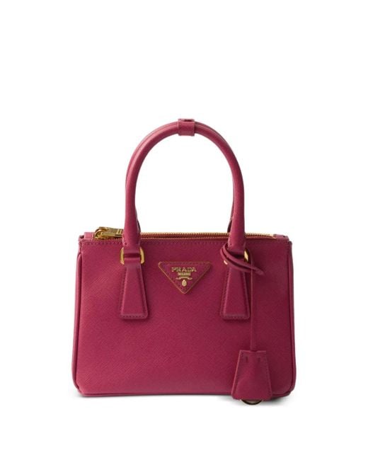 Prada Purple Galleria Mini Bag