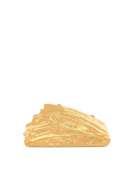 Cult Gaia Natural Delvina Clutch Bag