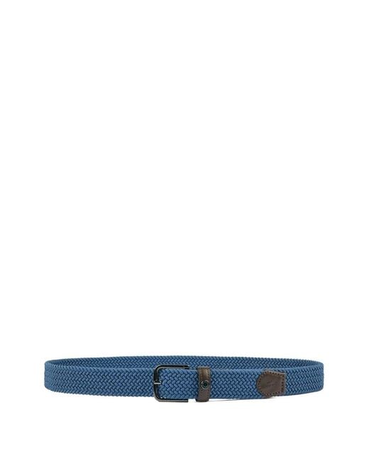 Paul & Shark Blue Braided Belt for men