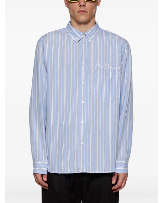 BLUE SKY INN Blue Grandpa Shirt for men