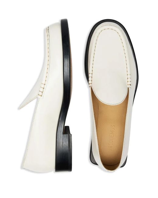 Jacquemus Natural Les Mocassins Loafers for men