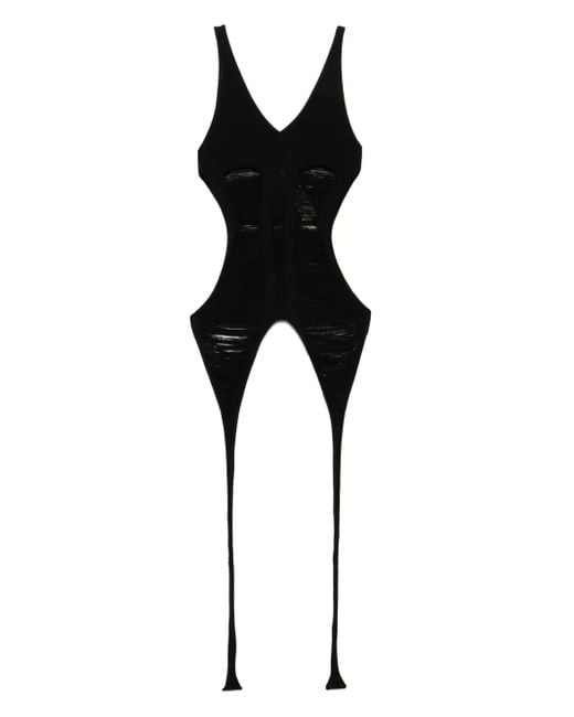 Rick Owens Black Long Tanja Tank Top