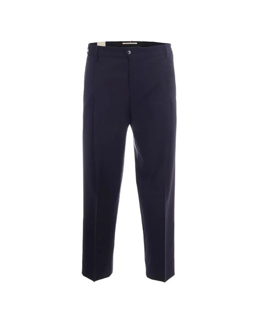 Briglia 1949 Blue Button Trousers for men