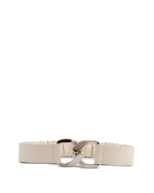 Orciani チェーンバックル ベルト White