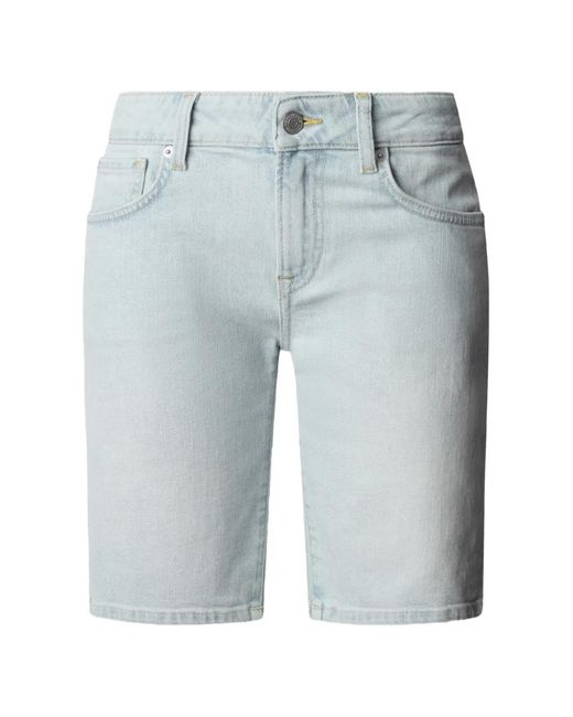 Pepe Jeans Blue Poppy Denim Shorts