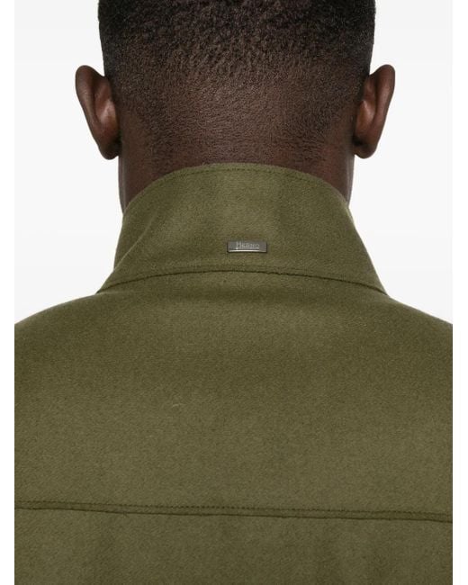 Herno Military-Jacke mit Klappentasche in Green für Herren