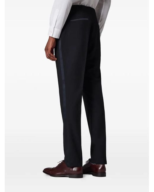 Paul Smith Blue Tailored-Fit Trousers for men