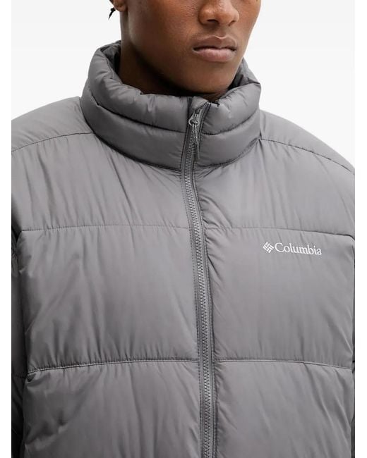 Columbia Gray Zipped Padded Jacket for men