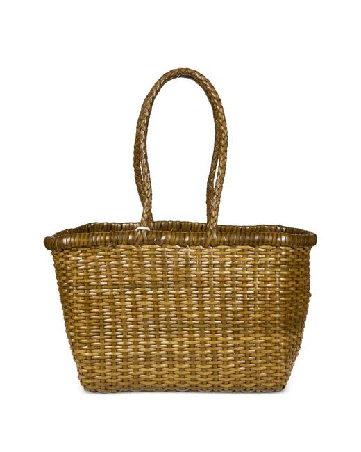 Dragon Diffusion Metallic Small Weave Tote Bag