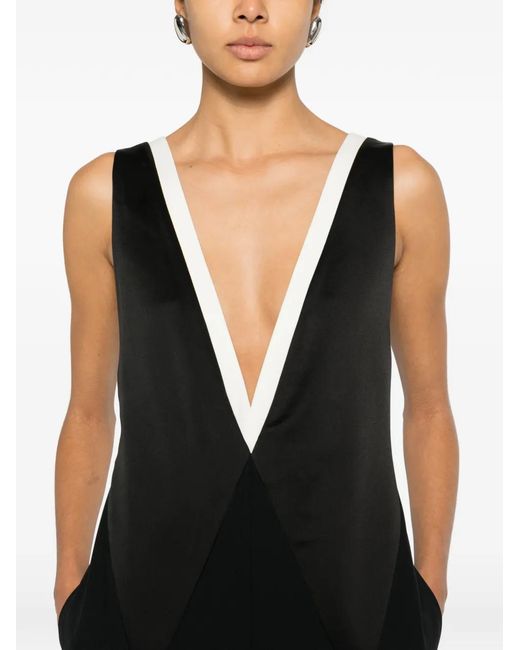 Tom Ford Vネック ジャンプスーツ Black