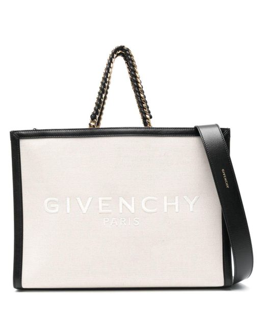 Bolso shopper G Tote mediano Givenchy de color Natural