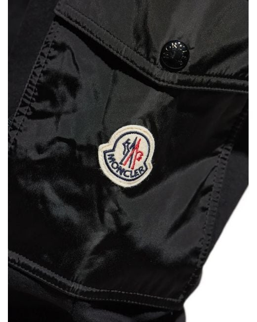 Moncler Jogginghose mit Logo-Patch in Black für Herren