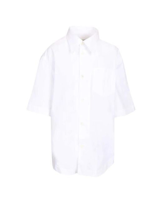 Camisa Con Bolsillos AMI de color White