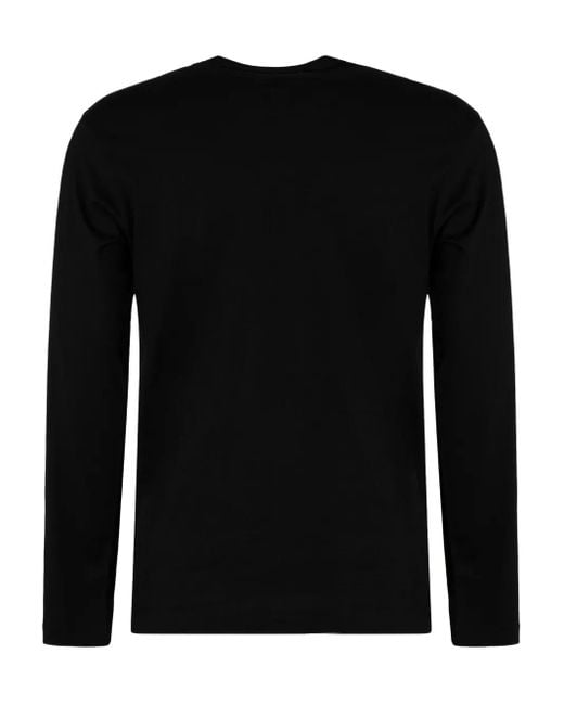 Comme des Garçons Black Cdg Long-Sleeve Cotton T-Shirt for men