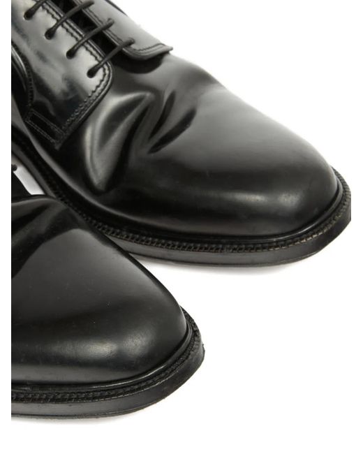 Maison Margiela Brown Leather Lace Up Shoes for men