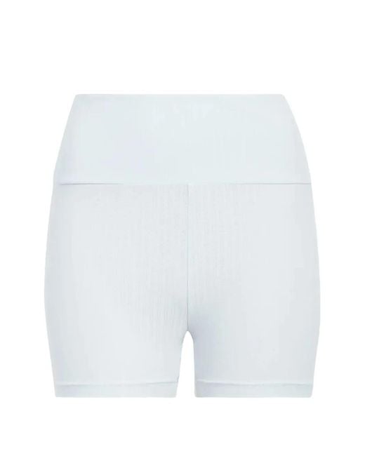 Kith White Mica Pointelle Shorts