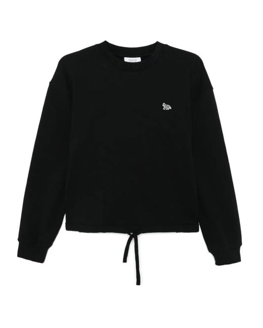 Maison Kitsuné フォックスパッチ スウェットシャツ Black