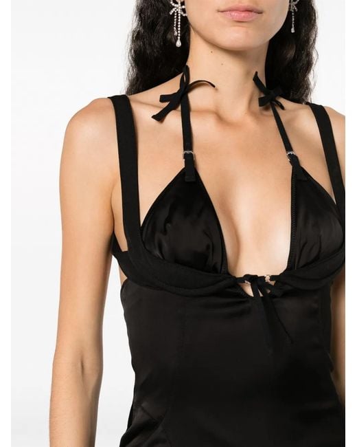 Jacquemus Black Ciceri Bodycon Minidress