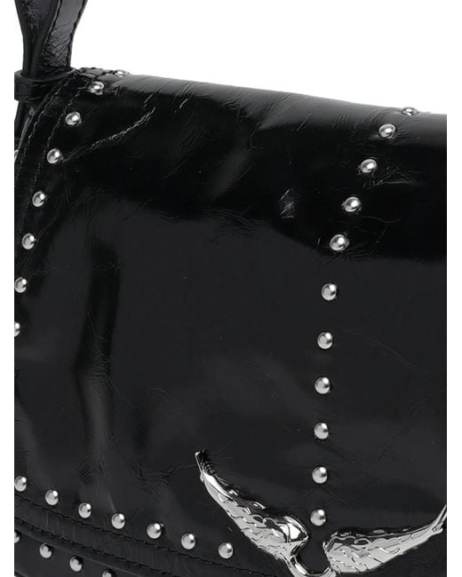 Zadig & Voltaire Black Le Zouzou Vintage Studded Bag