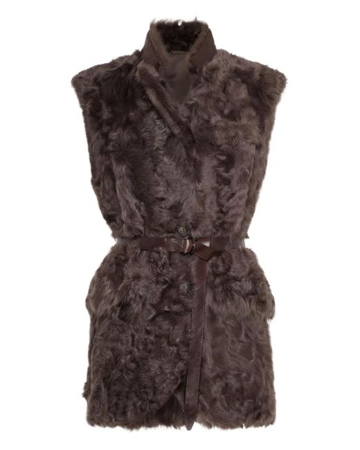 Gilet di Brunello Cucinelli in Brown