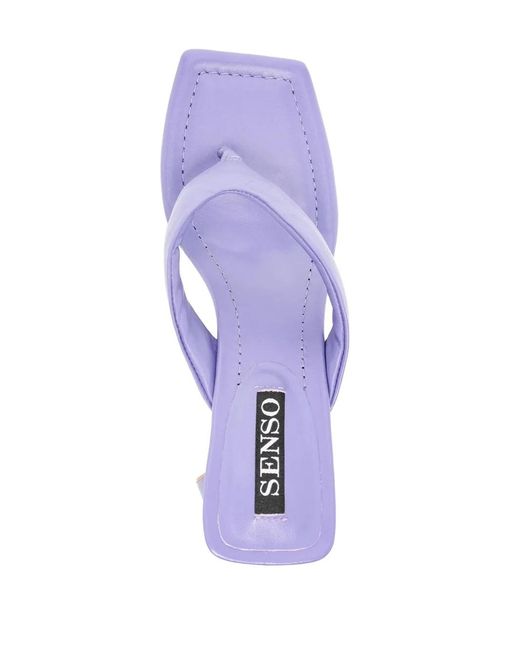 Senso Purple Vale Square-Toe 85Mm Sandals