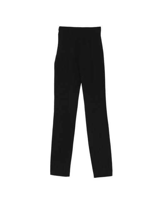 Alberta Ferretti Black Zip-Fastening Trousers