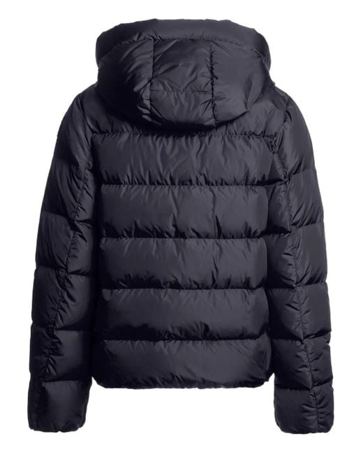 Parajumpers Blue Hooded Puffer Jacket