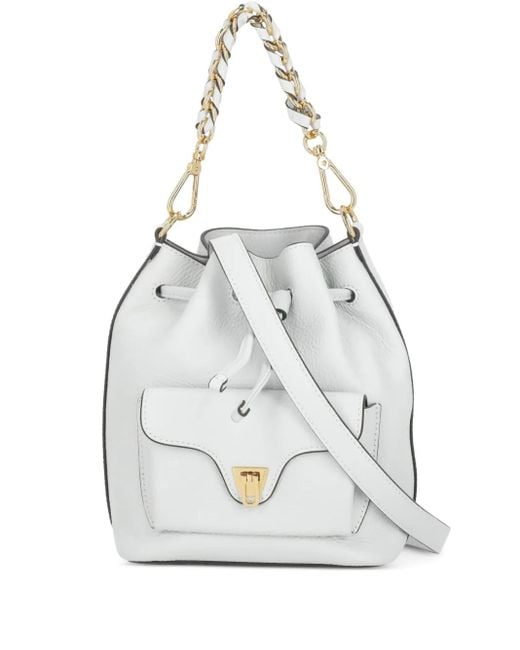 Coccinelle Beat Generation バケットバッグ White