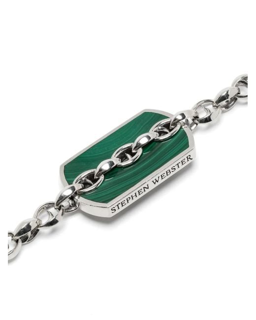 Stephen Webster Metallic Inline Razer Tag Necklace