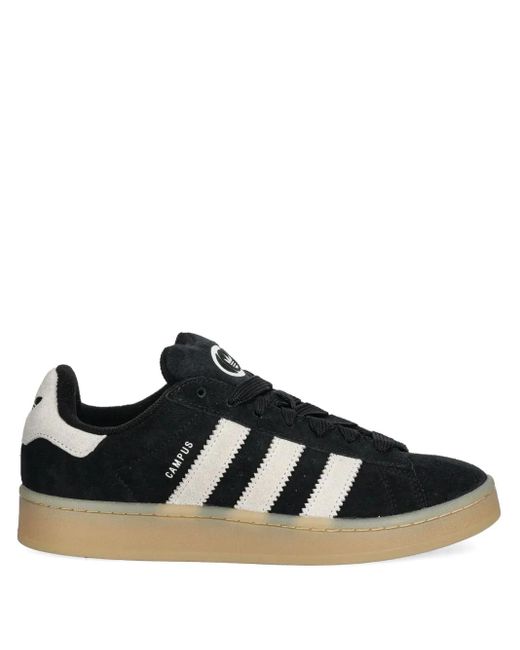 Baskets En Daim À 3 Bandes Signature Adidas en coloris Black