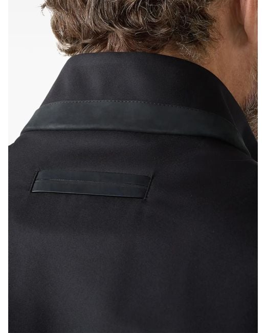 Zegna Blue Zip-Up Jacket for men