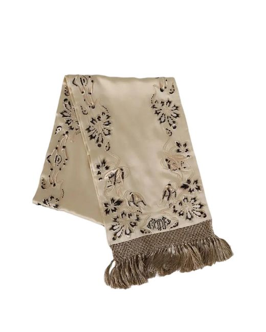 Bode Natural Floral Fringe Scarf for men