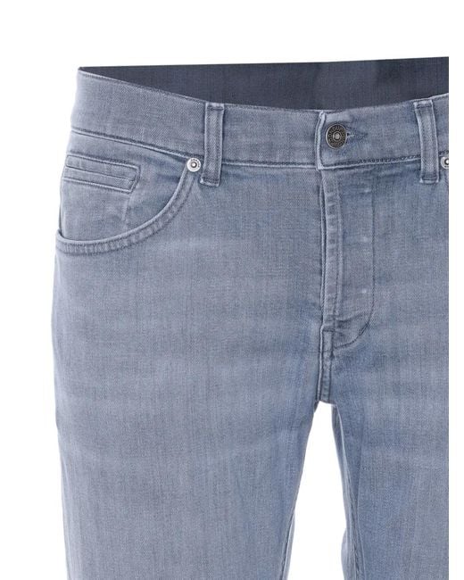 Dondup Blue Jean À Coupe Cinq Poches for men