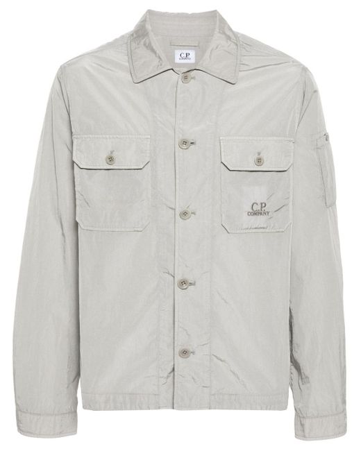C P Company Gray Pocket Detail Jacket for men
