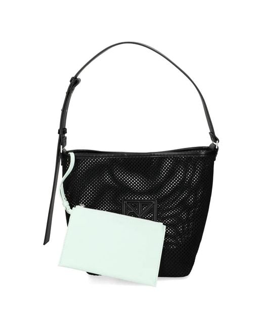 Calvin Klein Black Logo Shoulder Bag
