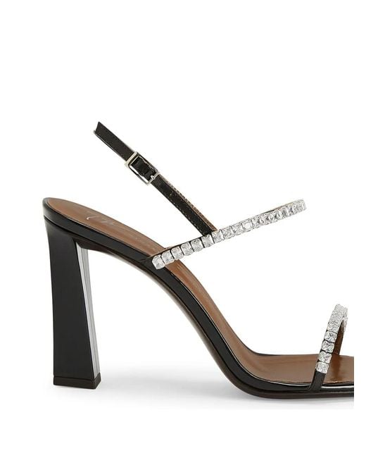 Giuseppe Zanotti White 105Mm Valentiine Sandals