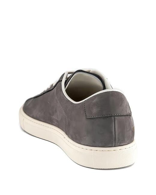Common Projects White Top-Stitching Suede Sneakers for men