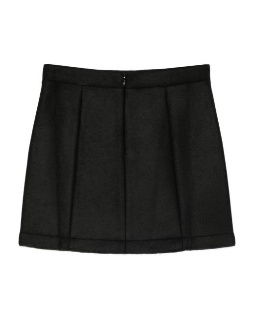 A.P.C. Black Julien Pleated Skirt